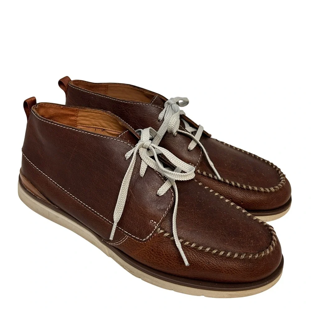 Clarks Artisan Brown Leather Chukka Boots Men's 11M‎ US Moccasin
